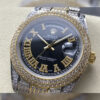 40MM Custom Full-Diamond Day-Date - United Luxury