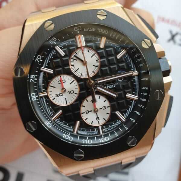 AP Rose Gold Black Replica - United Luxury