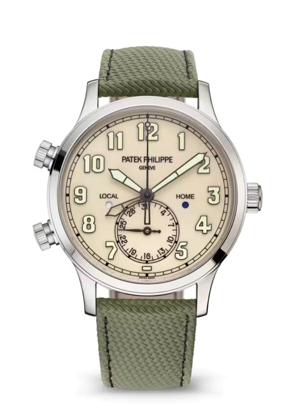 Calatrava Pilot Travel Time- White Gold - United Luxury