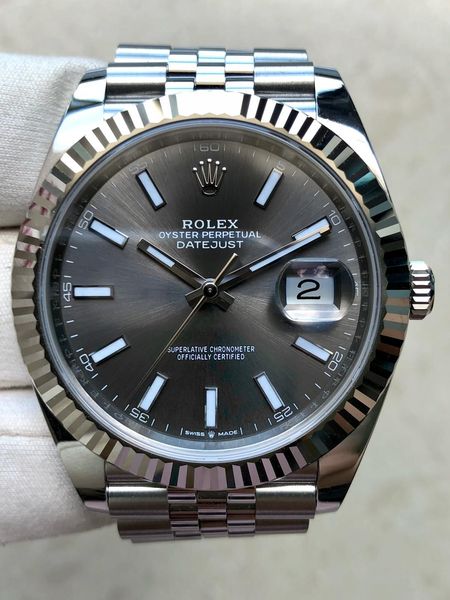 ROLEX DATEJUST 126334 SLATE GREY 41MM Replica Watch - United Luxury