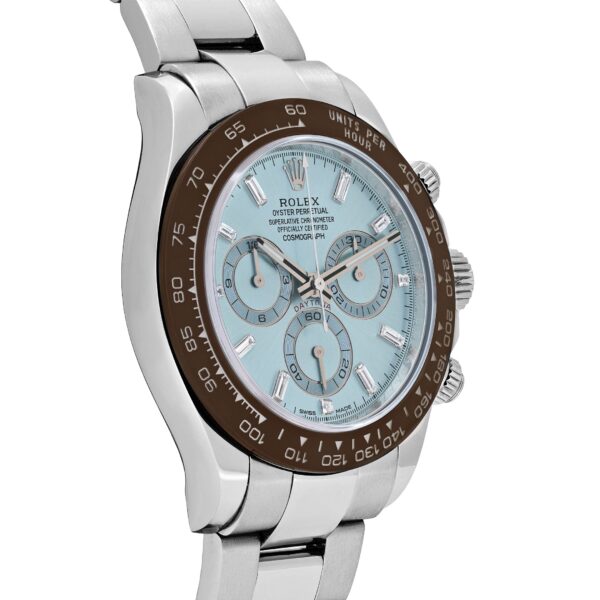 Daytona 116506 Platinum Ice Blue Baguette Dial CAL. 4130 - United Luxury