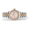 Rolex Datejust Diamond Bezel Watch 26mm Pink Dial - United Luxury
