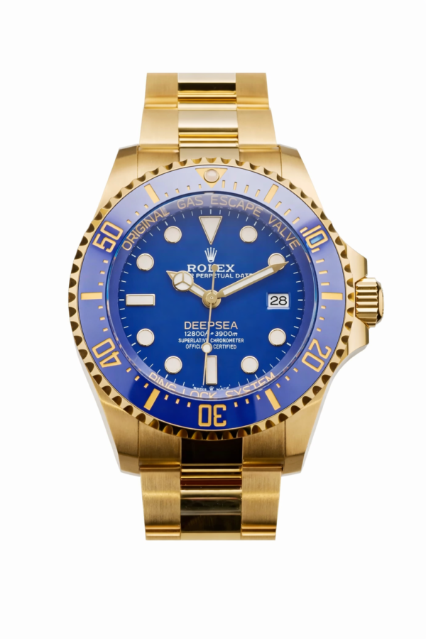 Rolex Deepsea Gold Blue Oyster 44mm Replica - United Luxury