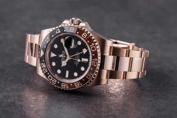 Rolex GMT-Master II 126715CHNR-0001 Rose Gold Automatic Black Dial Oyster Replica - United Luxury
