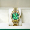 Rolex Day-Date 118238 Yellow Gold Green Dial Replica - United Luxury