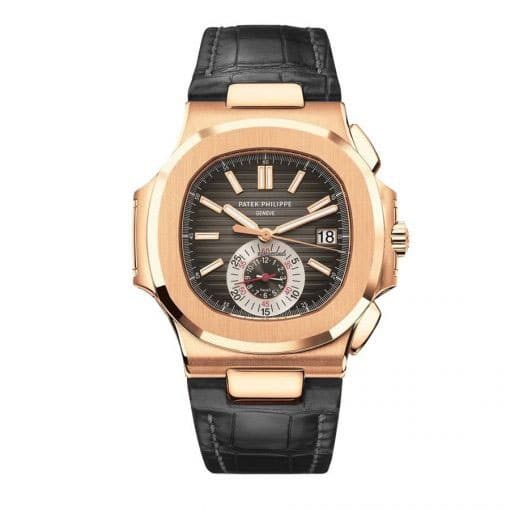 Patek Philippe Nautilus Rose Leather Replica - United Luxury