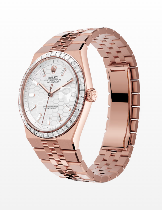 Land-Dweller 40 Everose gold and diamonds - United Luxury