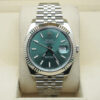 Datejust 41mm Mint Green Dial Fluted Bezel 126334 - United Luxury