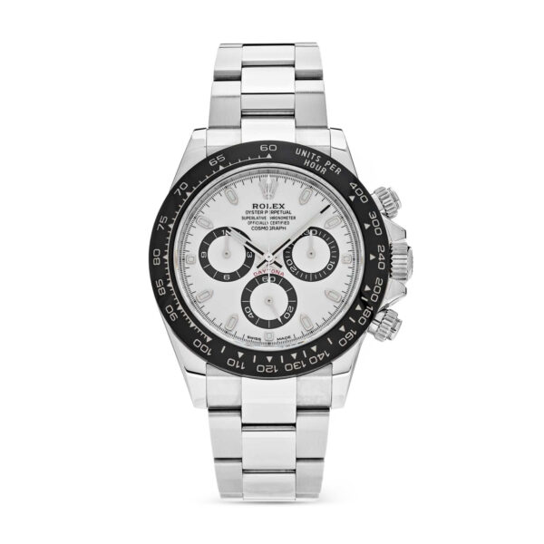 Daytona 116500 LN Ceramic PANDA White Steel 40mm BOX Movement 4130 - United Luxury