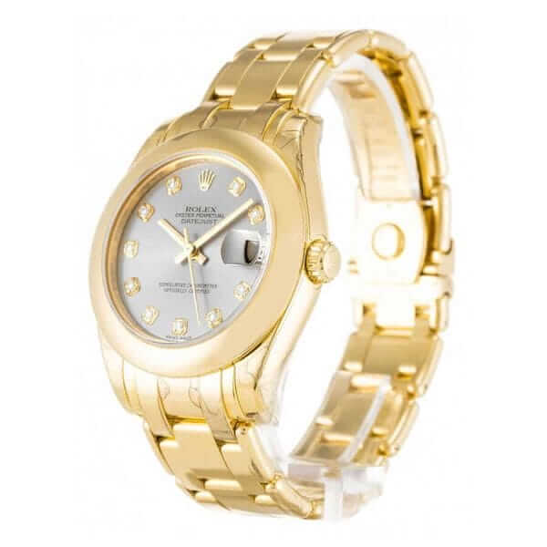 Rolex Pearl Master 81208 Gold & Diamond Dial Replica - United Luxury