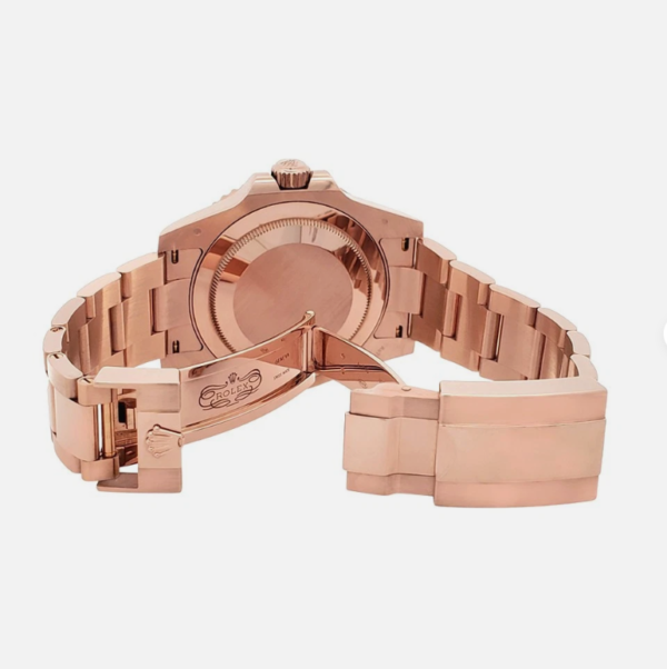 Rolex GMT-Master II 126715CHNR-0001 Rose Gold Automatic Black Dial Oyster Replica - United Luxury