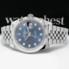 Rolex Datejust 41 Bright Blue Diamond Dial, Steel & White Gold, 126334 - United Luxury
