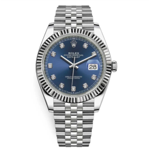 Rolex Datejust 126334Blue Diamond Jubilee 40mm Stainless Steel Mens Watch - United Luxury