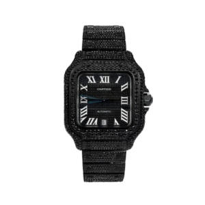 40mm Cartier Santos 100 XL - Black Diamond - United Luxury