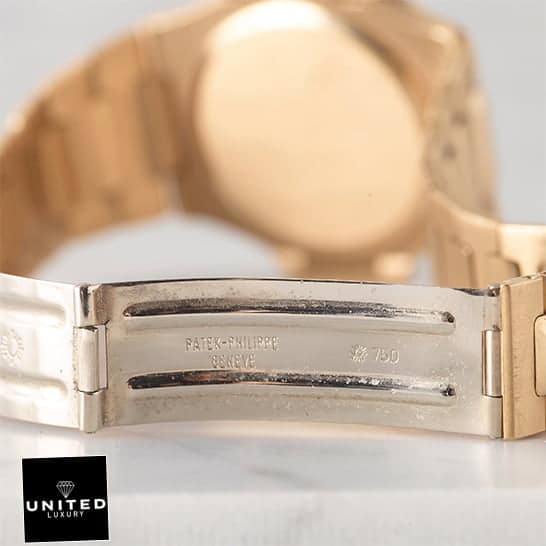 Patek Philippe Nautillus Vintage Gold Replica Open Clasp