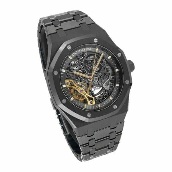 Audemars Piguet black skeleton replica watch - United Luxury