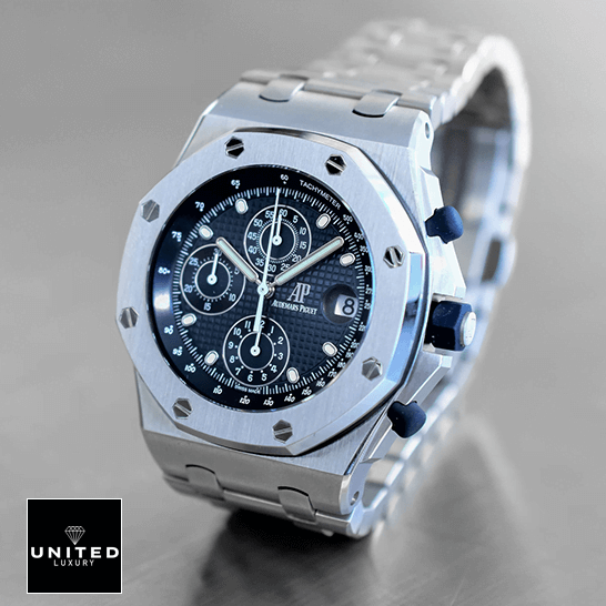 Audemars Piguet 26237ST.OO_.1000ST.01 Blue Dial Replica blue push button