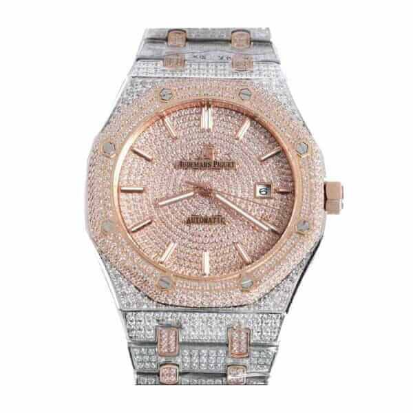 Audemars Piguet Royal Oak Selfwinding 15400SR.OO.1220SR.01 Iced Out Replica - United Luxury