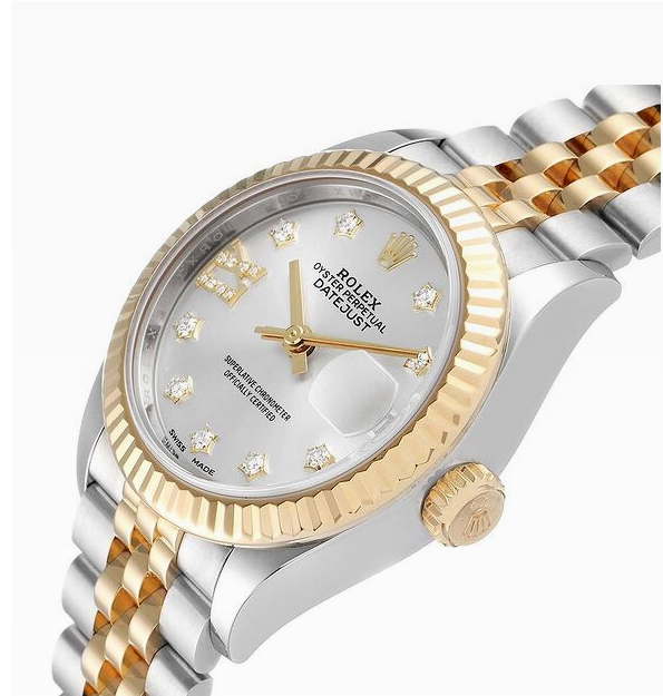 Rolex Lady-Datejust 28mm Silver Dial with Jubilee Strap - United Luxury