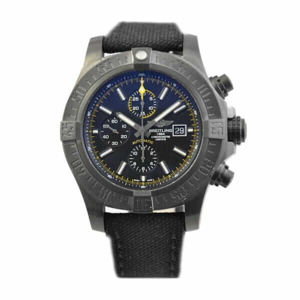 Breitling Super Avenger II Black Steel M133711A/BF30 Replica - United Luxury