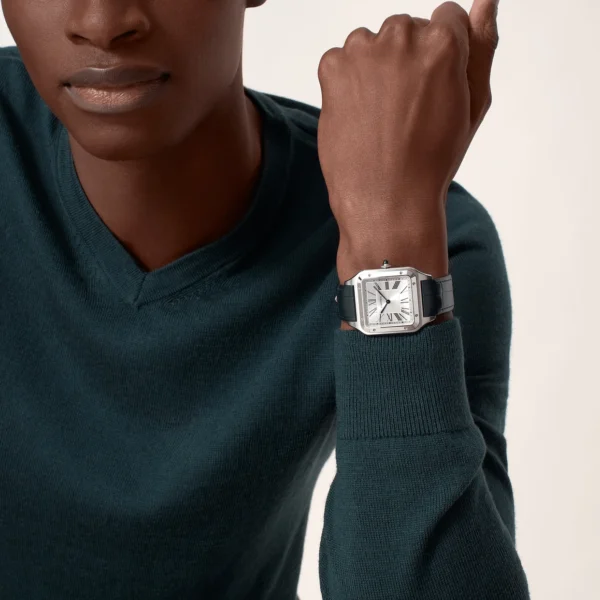 CARTIER SANTOS-DUMONT XL Model Blue Strap WSSA0032 - United Luxury