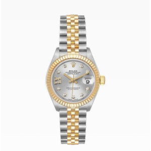 Rolex Lady-Datejust 28mm Silver Dial with Jubilee Strap - United Luxury