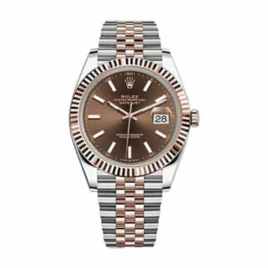 Rolex Datejust 126331 Everose Gold Automatic Chocolate Dial Jubilee Replica - United Luxury