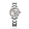 Rolex Lady Datejust 28 White Gold Steel Silver Diamond IX Dial Replica watch - United Luxury