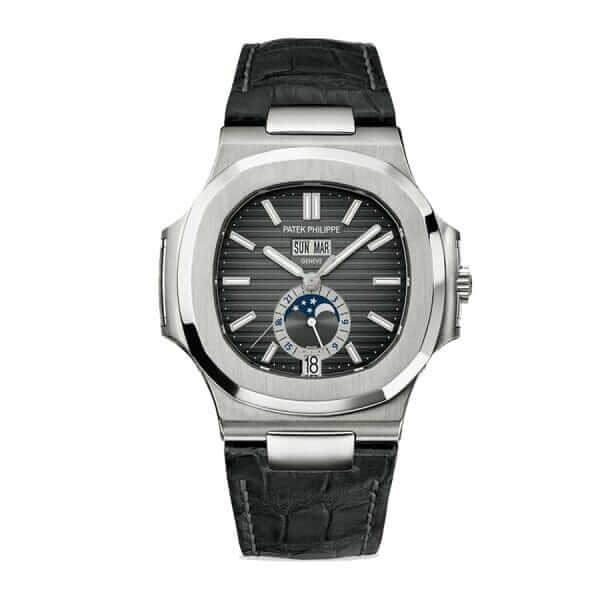 Patek Grey Leather Replica - United Luxury