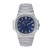 Patek Philippe Nautilus Platinum Blue Replica - United Luxury