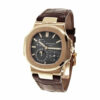 Patek Philippe Nautilus Gold Leather Replica - United Luxury