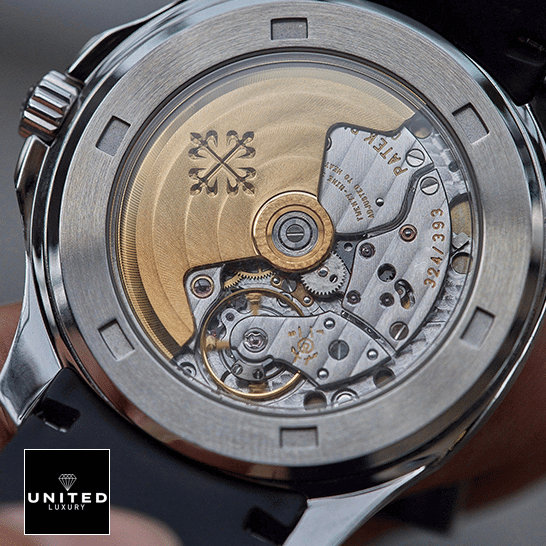 patek philippe aquanaut hands mavhanism