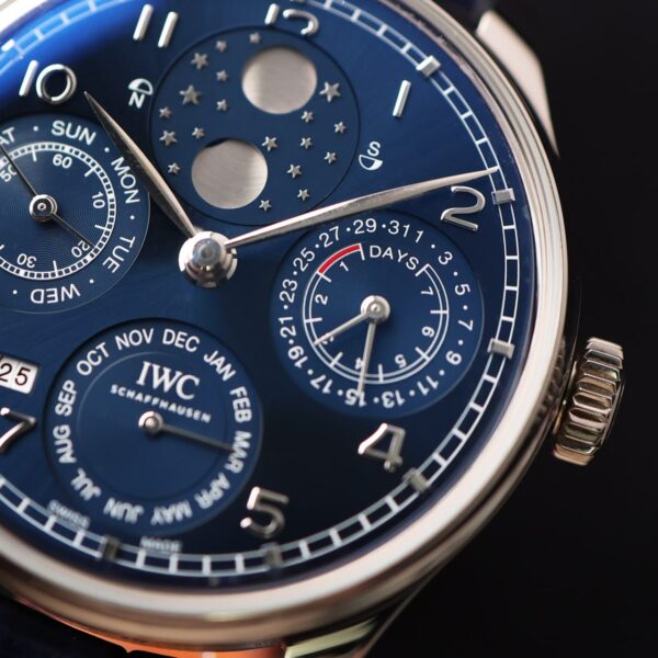 IWC Portugieser men's automatic mechanical watch in blue Replica Watch - United Luxury