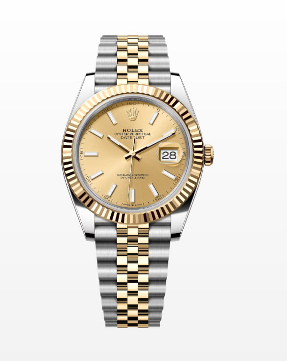 Rolex Datejust Yellow Gold & Steel Jubilee Replica Watch - United Luxury