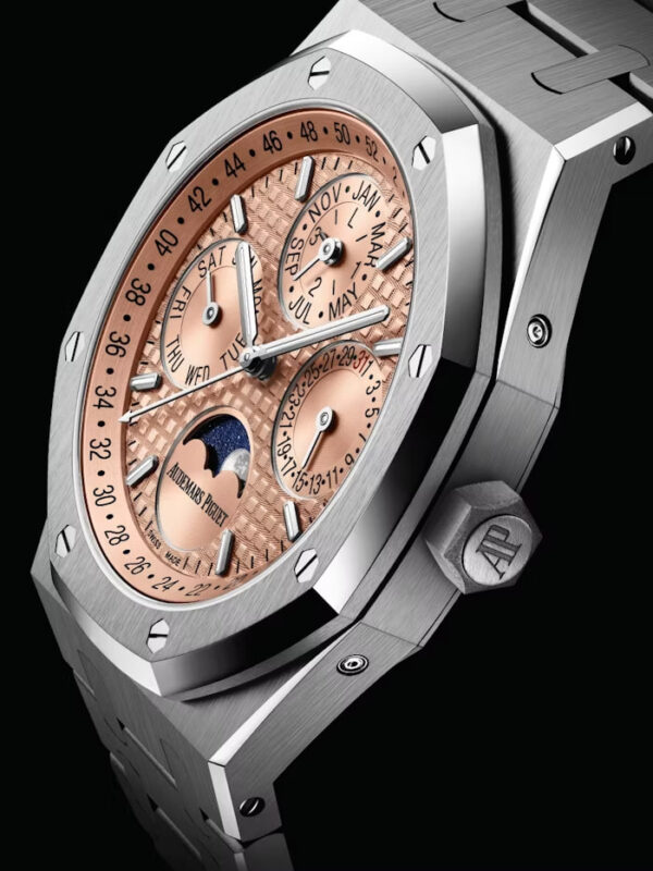 Audemars Piguet Royal Oak Moon Phase Model Salmon 41mm Color - United Luxury