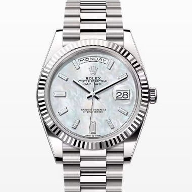 Oyster Perpetual Day-Date 40 Platinum Replica - United Luxury