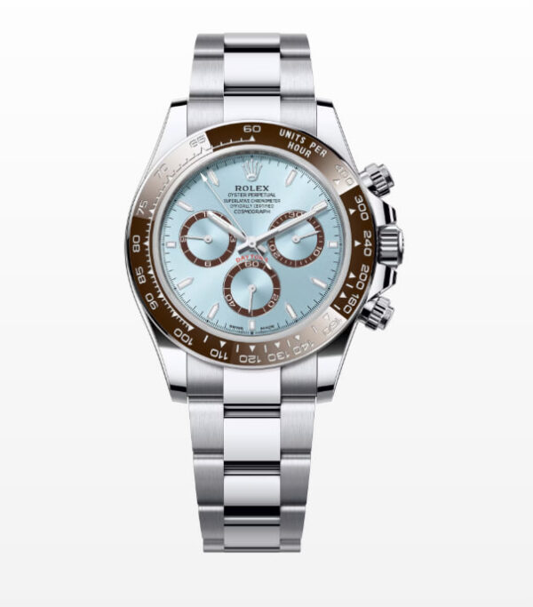 Daytona 126506 Platinum Ice Blue Baguette Dial (2024) - United Luxury