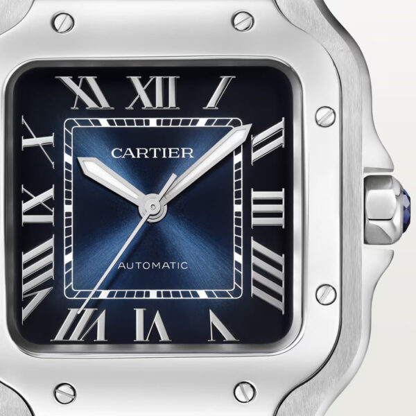 Santos de Cartier watch Graduated blue dial - United Luxury
