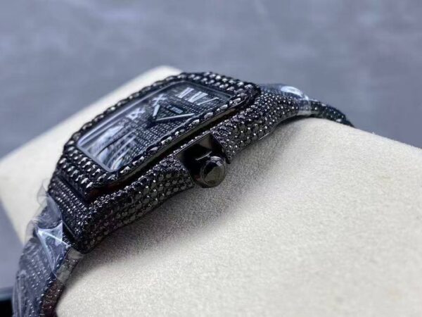 40mm Cartier Santos 100 XL - Black Diamond - United Luxury