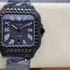 40mm Cartier Santos 100 XL - Black Diamond - United Luxury