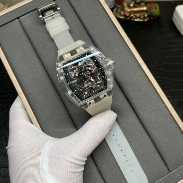 RM New Top Tourbillon Richard Mille (Richard) Men's Series RM 56-01 Crystal Mechanical Watch - United Luxury