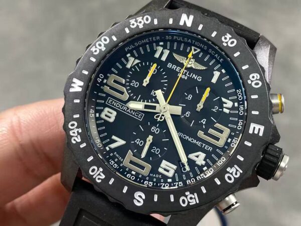 Breitling – Endurance Pro Quartz watch, black strap - United Luxury