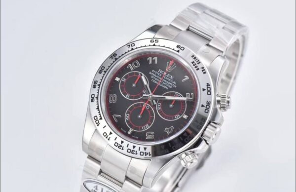 Rolex Daytona White Gold Black Arabic Dial Oyster Bracelet 116509 - United Luxury