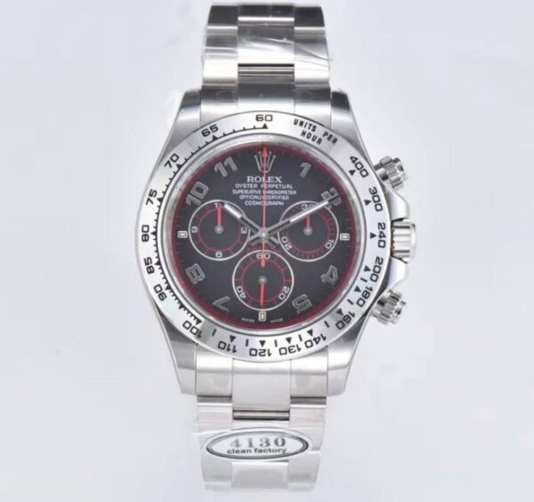 Rolex Daytona White Gold Black Arabic Dial Oyster Bracelet 116509 - United Luxury