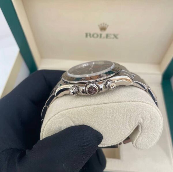 Rolex Daytona White Gold Black Arabic Dial Oyster Bracelet 116509 - United Luxury