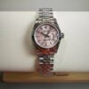 Ladies Datejust 28mm in Steel with Fluted Bezel on Jubilee Bracelet with Pink Stick Dial 279174 - United Luxury
