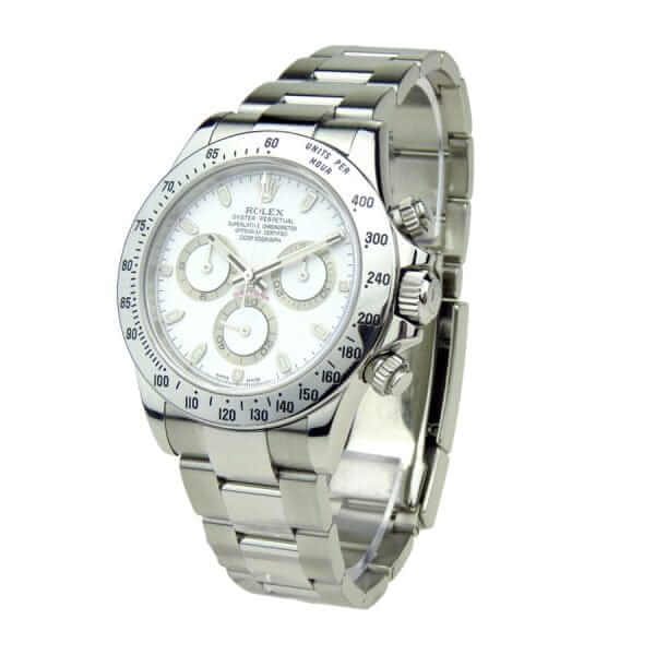 Rolex Daytona White Dial 116520 Replica - United Luxury