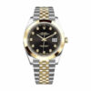 Rolex Datejust Black Diamond Dial Steel Yellow Gold 126303BKDJ Jubilee Replica - United Luxury