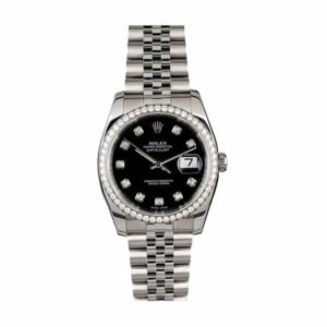 Rolex Datejust 116234 Stainless Steel Black Dial Replica - United Luxury