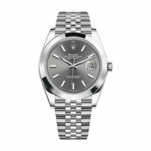 Rolex Datejust 126300 Stainless Steel Grey Dial Replica - United Luxury
